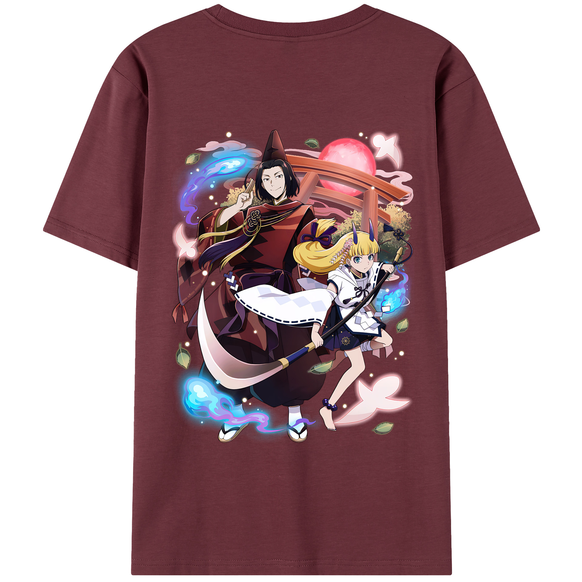 （画像用） 文豪ストレイドッグス Bungo Stray Dogs 綿100％半袖Tシャツ（背面プリント）